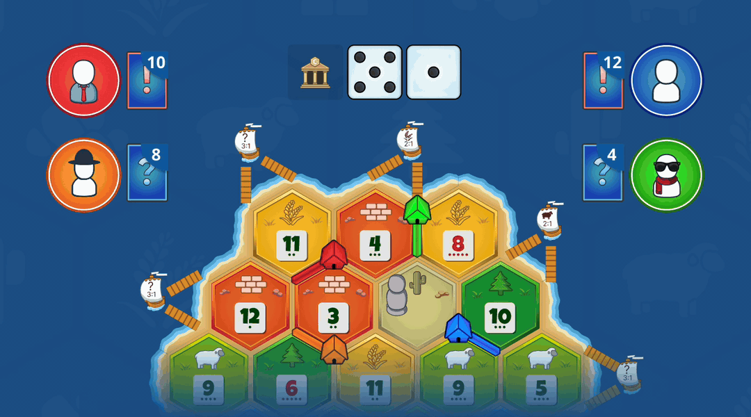 Colonist Rush Discarding Cards rule animation