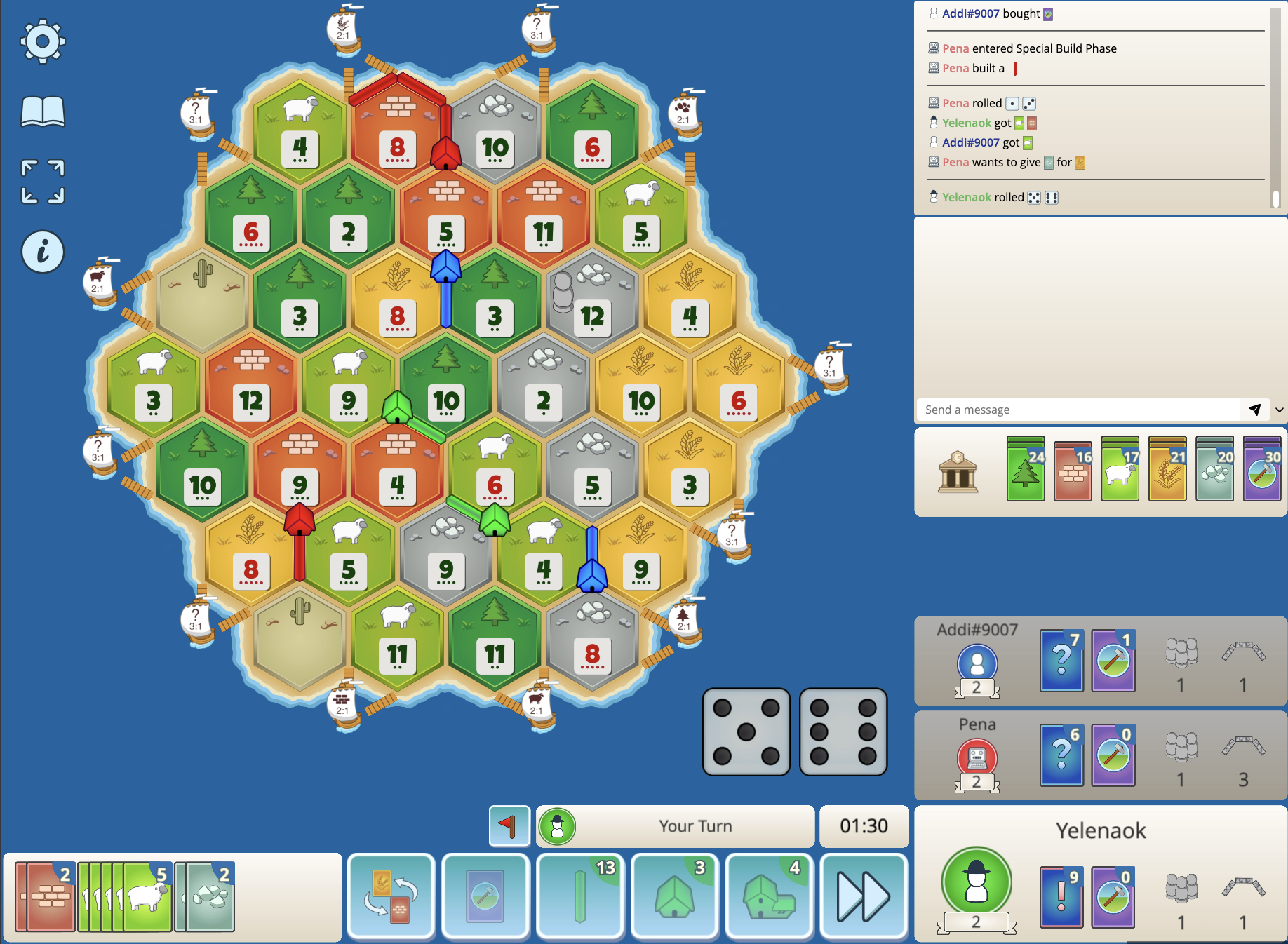 Colonist Settlers of Catan Base Game Board