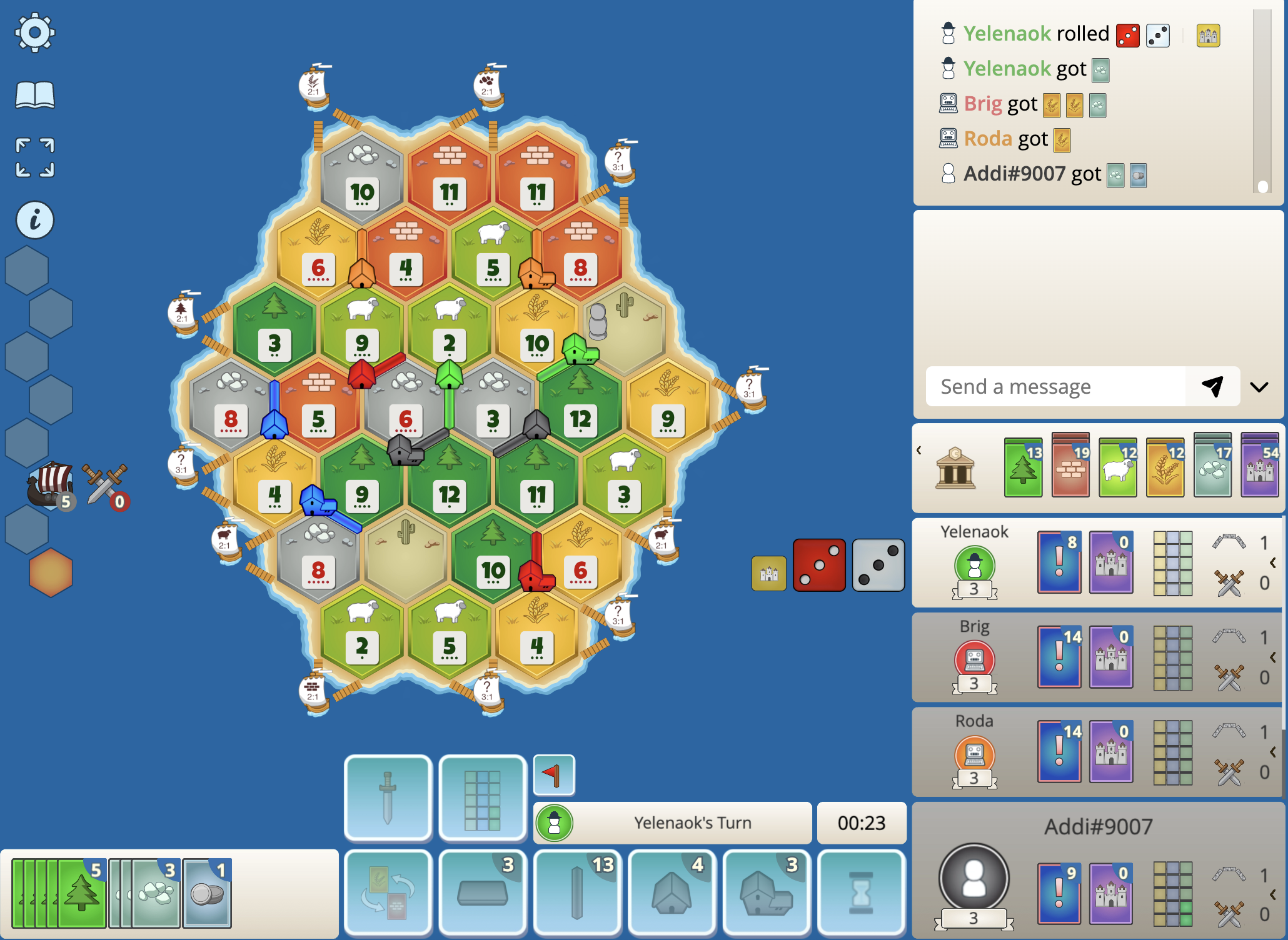 Colonist Settlers of Catan Cities & Knights Expansion Game Board