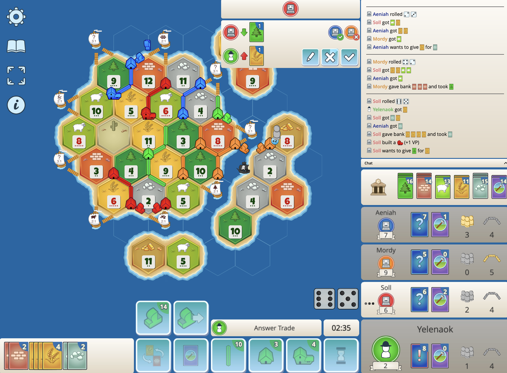 Colonist Settlers of Catan Seafarers Expansion Game Board